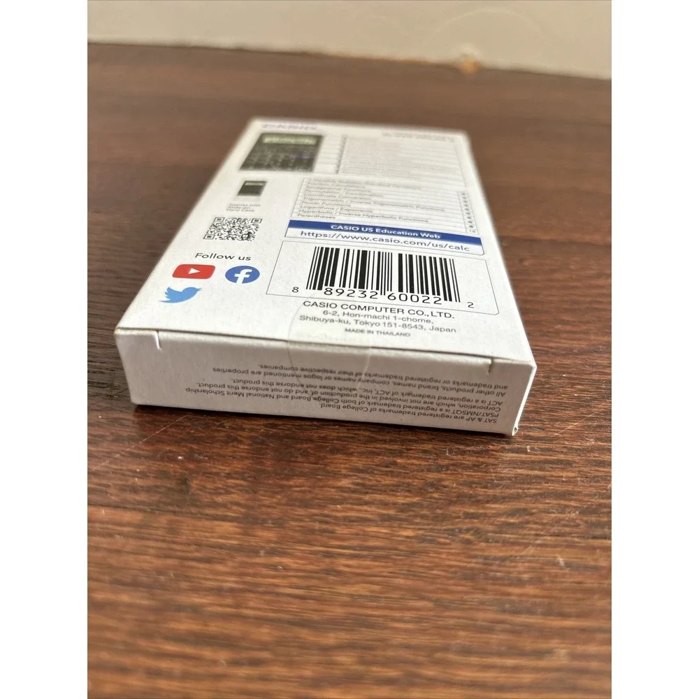 Casio FX-260 Solar II Fraction Scientific Calculator NEW Sealed